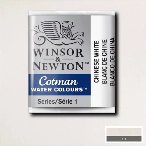 Winsor&Newton Cotman 1/2 szilkés akvarellfesték - 150, chinese white