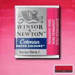 Winsor&Newton Cotman 1/2 szilkés akvarellfesték - 502, permanent rose