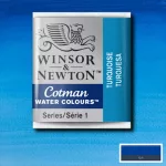 Winsor&Newton Cotman 1/2 szilkés akvarellfesték - 654, turquise