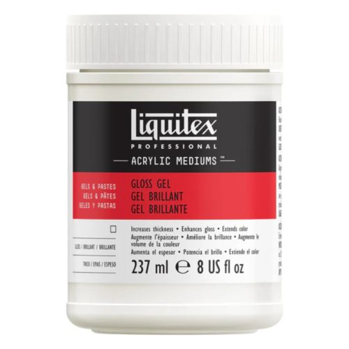 Liquitex Gloss Gel vastagító médium akrilfestékhez, 237 ml - fényes