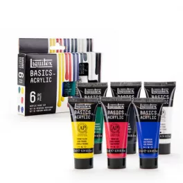 Liquitex Basics akrilfesték készlet, 6x22 ml
