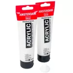 Talens Amsterdam akrilfesték 2x120ml - titánfehér 105 (titanium white) DUOPACK - LIMITED EDITION