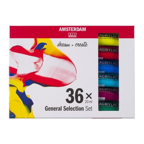 Talens Amsterdam General Selection akrilfesték készlet 36x20ml