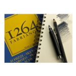 Fabriano 1264 skicctömb 90g - felül spirálos A4