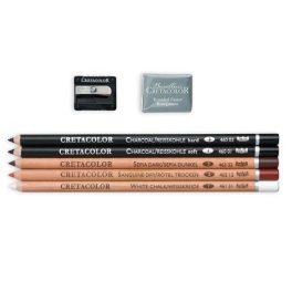 Cretacolor rajz-és vázlatkészlet, 7 db-os, bliszteres