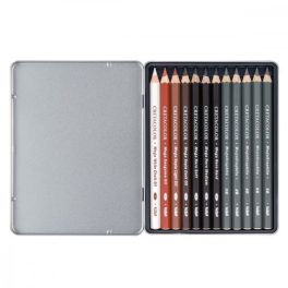   Cretacolor, X-Sketch Mega - rajz-és vázlatceruza készlet, 12 db, fémdobozos