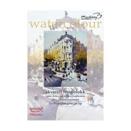   Akvarell festőblokk natúr, savmentes festőkarton 21x30cm, 200g/m² - 36lap