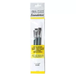 Winsor & Newton Foundation szintetikus ecsetkészlet - 3db
