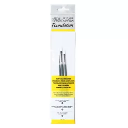 Winsor & Newton Foundation szintetikus ecsetkészlet - 3db