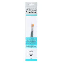   Winsor & Newton Foundation szintetikus ecsetkészlet akvarellhez - 3db