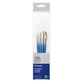   Winsor & Newton Cotman szintetikus ecsetkészlet akvarellhez - 5db