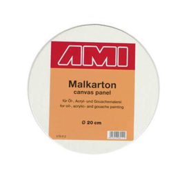 AMI kasírozott festővászon 20 cm - kerek