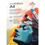 Koh-I-Noor Pop Acrylic akril festőtömb 400g, A4-10ív