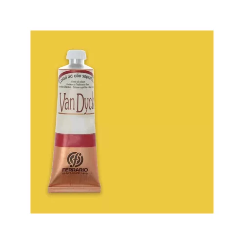 Ferrario Van Dyck olajfesték 60ml, 08 - világos króm sárga