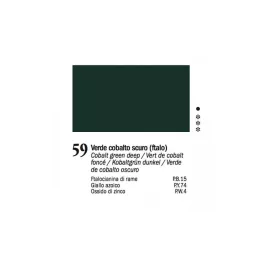 Ferrario Van Dyck olajfesték 60ml, 59 - mély kobalt zöld
