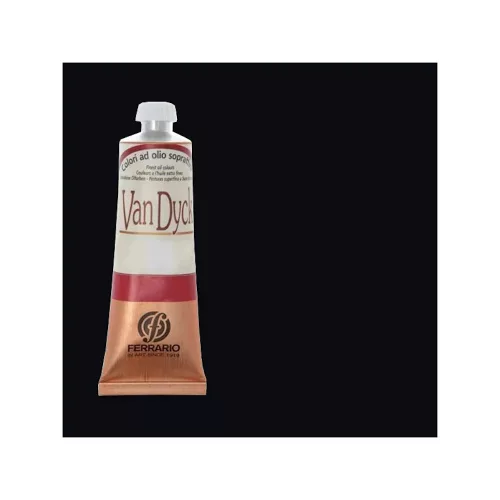Ferrario Van Dyck olajfesték 60ml, 72 - elefántcsontfekete
