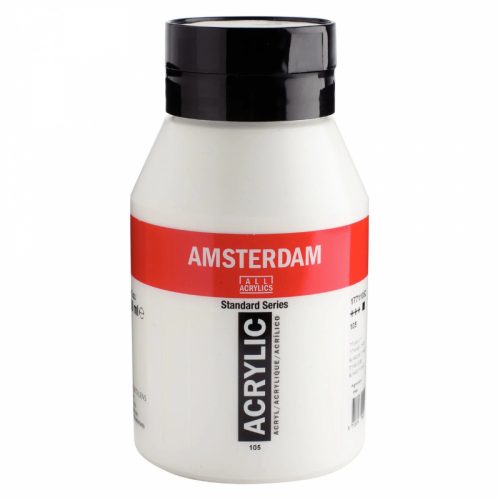 Talens Amsterdam akrilfesték 1000ml - titánfehér 105 (titanium white)