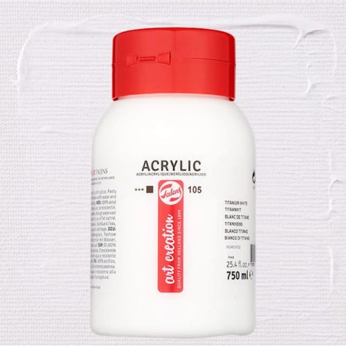 Talens Art Creation akrilfesték 750ml - titánfehér 105 (Titanium White)