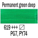 Talens Art Creation akrilfesték 750ml - permanent mélyzöld 619 (Permanent Green Deep)