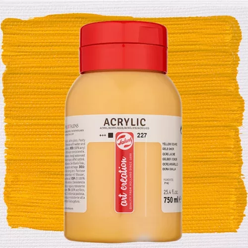 Talens Art Creation akrilfesték 750ml - okkersárga 227 (Yellow Ochre)