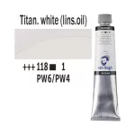 Van Gogh 200ml olajfesték- Titánfehér (lenolajjal) 118 (Titanium White with Linseed Oil)