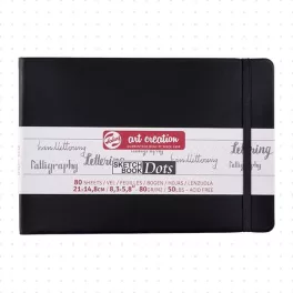   Talens Art Creation Sketchbook Dots - Pontozott vázlattömb A5, 80g, 80 lap fekvő