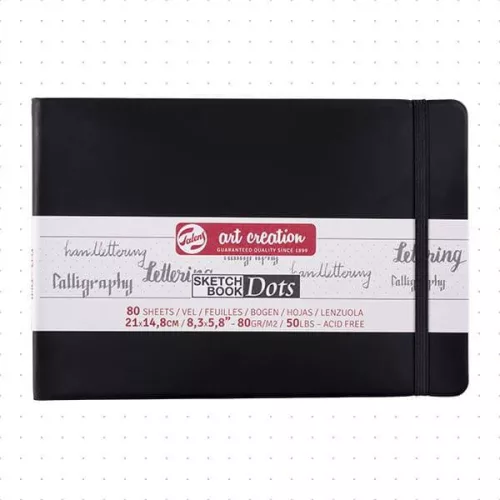 Talens Art Creation Sketchbook Dots - Pontozott vázlattömb A5, 80g, 80 lap fekvő