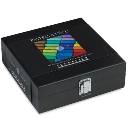 Sennelier porpasztell krétakészlet - 60x1/2 db, fadobozos