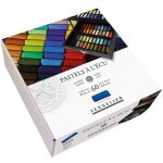 Sennelier porpasztell krétakészlet - 60x1/2 db, fadobozos