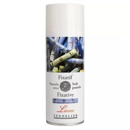   Fixativ spray 400ml - Sennelier, Latour porpasztell és pasztellceruzához