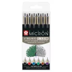 SAKURA Pigma Micron 01 műszaki rajztoll készlet 6 szín 0,25 mm