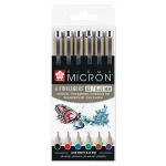 SAKURA Pigma Micron 05 fineliner készlet 6 db színes rajztoll