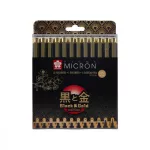 Sakura Pigma Micron műszaki tűfilc készlet, 10+2db Black Edition limitált kiadás