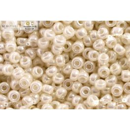 Japán kásagyöngy Miyuki 8/0, ceylon ekrű, 10g