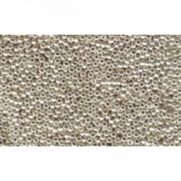 Japán kásagyöngy Miyuki 11/0, galvanizált ezüst, 10g