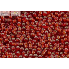Japán kásagyöngy Miyuki 11/0, ek. Rubint, 10g