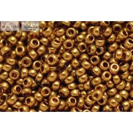 Japán kásagyöngy Miyuki 11/0, vil. bronz, 10g