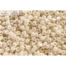Japán kásagyöngy Miyuki 11/0, ceylon ekrű, 10g