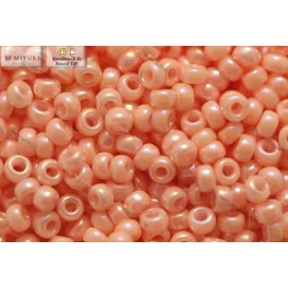 Japán kásagyöngy Miyuki 11/0, félmatt telt lazac, 10g