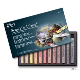 Gallery, félkemény pasztellkréta (porpasztell), 12szín