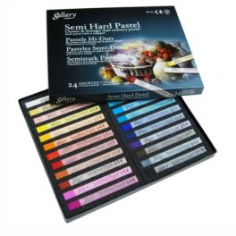 Gallery, félkemény pasztellkréta (porpasztell), 24szín