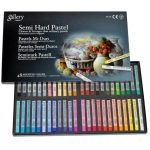 Gallery, félkemény pasztellkréta (porpasztell), 48 szín