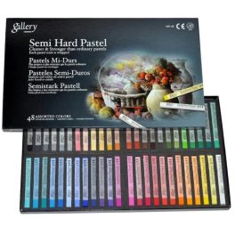 Gallery, félkemény pasztellkréta (porpasztell), 48 szín