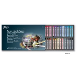 Gallery, félkemény pasztellkréta (porpasztell), 48 szín
