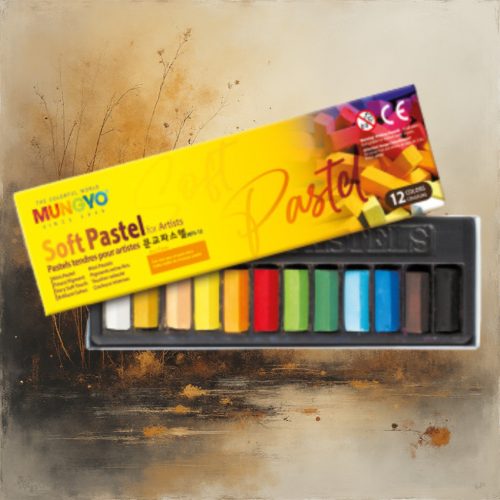 Mungyo pasztellkréta (porpasztell), 12szín