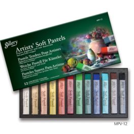 Gallery, pasztellkréta (porpasztell), 12 szín