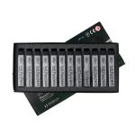 Gallery, pasztellkréta (porpasztell), 12 db fekete