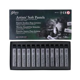 Gallery, pasztellkréta (porpasztell), 12 db fekete