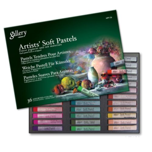 Gallery, pasztellkréta (porpasztell), 36  szín