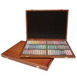 Gallery, pasztellkréta (porpasztell), 72szín, fadobozban